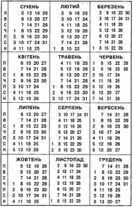 календар